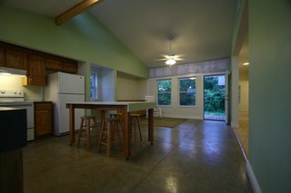 LA Tech-Habitat Home - Photo 15 of 17 - The left side of the house is the main public area and was designed as a kitchen-dining-living great room. Photo courtesy of Jared Boudreaux and Tim Hayes.