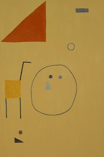 Untitled (Background Drawing) (2009) by Jonas Wood. On display at the Hammer Museum in Los Angeles through May 9, 2010, as part of the Jonas Wood exhibit.