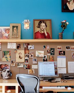 Project Runaway - Photo 12 of 14 - Deborah’s office, which shares a wall with Wes’s new room, is a repository for assorted claptrap.