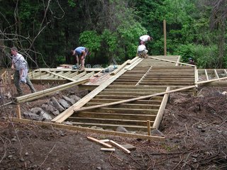 Swamp Thing - Photo 4 of 17 - Shown here, the deck under construction.