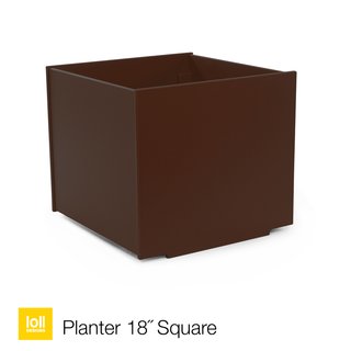 Loll Designs’ planters are made by the company’s signature 100-percent post-consumer recycled plastic from used milk jugs. Designed to withstand the elements, the planter also was created to encourage drainage, with its joinery made to allow water to escape through its edges. Available in black, sky, white, chocolate, leaf, and apple.