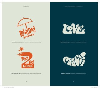 Whimsical, playful, and every inch the 60s, these four treatments evoke their era even before the viewer can make out what they say.