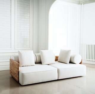 A new addition to the Autoban family, the Deco sofa also has an ottoman counterpart.