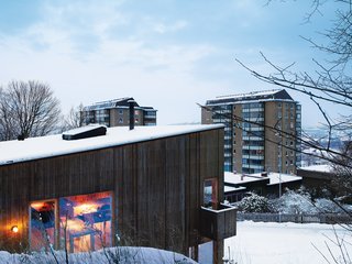 Knotty by Nature - Photo 1 of 25 - Per Bornstein’s house sits on a hill between a large forested park and Gothenburg’s former industrial area. Much of the surrounding area awaits design as thoughtful and lovely as this home built on a previously abandoned lot.