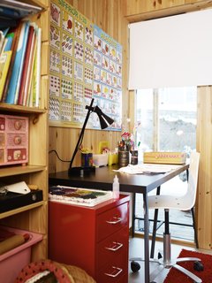 Knotty by Nature - Photo 13 of 25 - Though she's yet to properly design a building, Velma's small office has her set up to do big things.