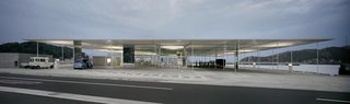 Another humble building in the face of a lovely landscape, the Naoshima Ferry Terminal in Naoshima, Kagawa, Japan was completed in 2006.