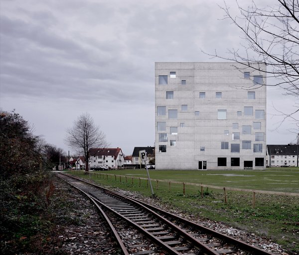 Concrete and glass carry the day in SANAA's 2006 Zollverein School of Management and Design in Essen, Germany.