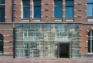 Dutch Master - Photo 5 of 21 - The Philharmonie in Haarlem, a collaboration with composer Louis Andriessen that resulted in the creation of a 18-panel sonogram across the building’s facade.