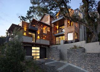 11 Hillside Homes That Feature a Balancing Act With Nature - Photo 7 of 10 - The Hillside Residence by Scott Lee of SB Architects in conjunction with Arcanum Architecture is in Mill Valley, California.