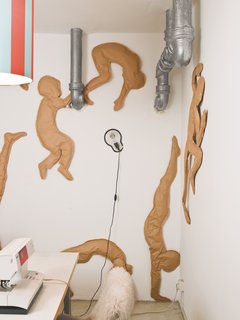 De Waart designed the playful shapes in the craft room.