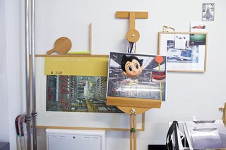 Industrial Designer Focus: Konstantin Grcic - Photo 5 of 26 - Grcic collects various objects—–including an old-fashioned trash can his sister salvaged for him—–in his studio, which he catalogs for inspiration.