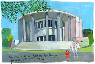 Artist Maira Kalman at the CJM - Photo 2 of 4 - An image by Kalman, created for Tablet Magazine.