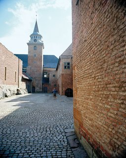 The still-formidable 14th-century Akershus fortress, which presides over Oslo Fjord.