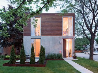 "I simply was drawn to the notion of concrete. So much great modern architecture has made use of it," Blauvelt says.
