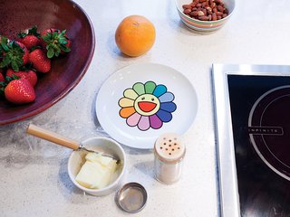 This limited-edition ceramic plate by artist Takashi Murakami was specially commissioned for the Walker Art Center.