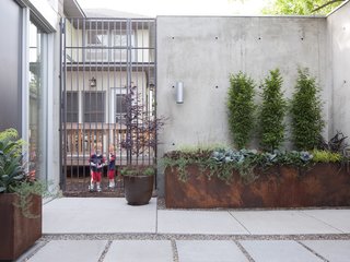 The neighbors get a glimpse of what goes on in the Blauvelt-Winters courtyard.