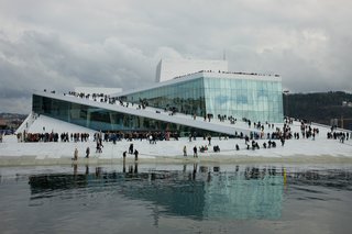 SFMoMA Expansion Predictions - Photo 2 of 5 - The New Norwegian National Opera and Ballet in Oslo, Norway. Photo by Jens Passoth, courtesy Snøhetta and SFMoMA.