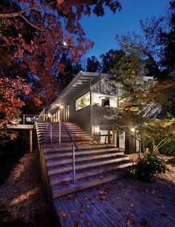 Triangle House Tours - Photo 25 of 30 - The Wheeler house, designed by Cherry Huffman Architects is a positive demonstration of an ongoing client-architect relationship and rests downhill from the street on a secluded, wooded site.