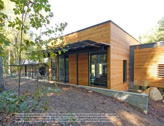 Triangle House Tours - Photo 28 of 30 - The single story home designed by Studio B Architecture is comprised of three rectangular forms, the central and tallest of which contains the primary living space.