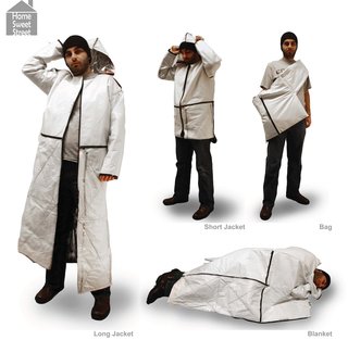 Surviving Jacket, by MFA Interior Architecture student Chin-Yun Lai, who attends the School of Art Institute of Chicago.