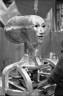 Friday Finds 11.19.2010 - Photo 7 of 7 - A view taken during the fabrication of 'The Head', a 1980 work by artist June Leaf.
