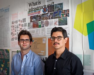 Project Projects is helmed by Rob Giampietro (on left), Adam Michaels (on right), and Prem Krishnamurthy (not pictured).