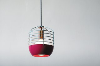 Industrial Design: Atelier Takagi - Photo 2 of 6 - Takagi's Bluff City pendants are work lights with a kick of color and a hint of copper.