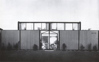 Hollywood Renovation: Week 1 - Photo 1 of 9 - View from street, photo 1953 (from Craig Ellwood, by Esther McCoy, Walker and Company, NY, 1968).