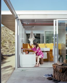 Hollywood Renovation: Week 1 - Photo 3 of 9 - itHouse, view from court to bathroom.