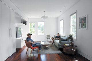 An 1850 schoolhouse in Milford, Pennsylvania - Photo 1 of 11 - A pair of photographers employed a pair of architects (they’re all buddies) to transform an aging schoolhouse into a modern marvel.