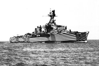 Friday Finds 1.14.11 - Photo 8 of 9 - A WWII ship as seen on Dazzle Camouflage.