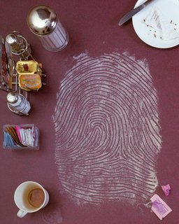 Friday Finds 1.14.11 - Photo 5 of 9 - One of Kevin Van Alest's fingerprint artworks.