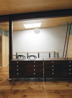 Family Home Renovation in Brooklyn - Photo 12 of 28 - From the previous owners, Lange spied several key pieces of vintage furniture, including two rare George Nelson Thin Edge dressers for Herman Miller.
