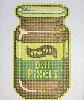 Friday Finds 1.28.11 - Photo 5 of 5 - One of Physical Fiction's pixel prints.
