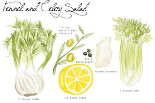 Haley Harmon creates paintings of recipe ingredients on her blog Don't Eat the Paintings.