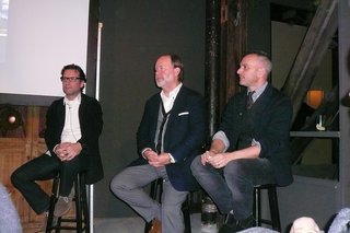 Design Week: Public Eateries - Photo 5 of 9 - From left, Cass Calder Smith, Stephen Brady, and Charles d'Isle.