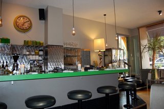 Design Week: Public Eateries - Photo 6 of 9 - Here's view of the bright green countertop at Canteen.