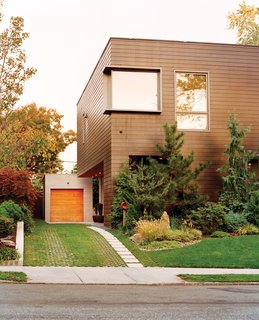 Five Boroughs in 48 Hours - Photo 16 of 32 - John Hsu's house is a concrete modernist box nestled amid "suburban eclectica," as architect Drew Lang characterizes the neighborhood’s prevailing style.