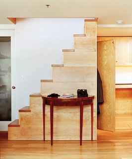 Five Boroughs in 48 Hours - Photo 19 of 32 - In a former shipping and receiving room, Kidd's design-builder Eric Wolf inserted a custom-crafted freestanding stair.