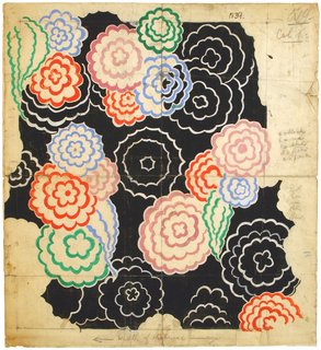 Art and Fashion by Sonia Delaunay - Photo 7 of 15 - Design 253, designed by Sonia Delaunay, France, 1928–30. Gouache, ink, and pencil on paper. Private collection. © L & M SERVICES B.V. The Hague 20100623. Photo: © private collection.