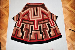 Art and Fashion by Sonia Delaunay - Photo 8 of 15 - Coat made for Gloria Swanson, designed by Sonia Delaunay, France, 1923–24. Wool embroidery on wool. Private collection. © L & M SERVICES B.V. The Hague 20100623. Photo: © Wolfgang Woessner.