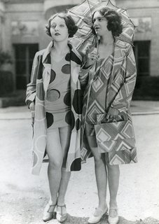 Art and Fashion by Sonia Delaunay - Photo 14 of 15 - Models wearing beachwear designed by Sonia Delaunay, 1928. Private collection. © L & M SERVICES B.V. The Hague 20100623. Photo: © private collection.