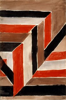 Art and Fashion by Sonia Delaunay - Photo 15 of 15 - Abstract Diagonal Composition no. 1733, designed by Sonia Delaunay, France, 1925. Gouache on paper. Private collection. © L & M SERVICES B.V. The Hague 20100623. Photo: © private collection.<br><br>Don't miss a word of Dwell! Download our FREE app from iTunes, friend us on Facebook, or follow us on Twitter!