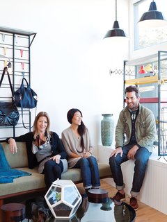Kevin Carney, Bo Carney, and Ellen LeComte of Mohawk General Store and Amsterdam Modern.