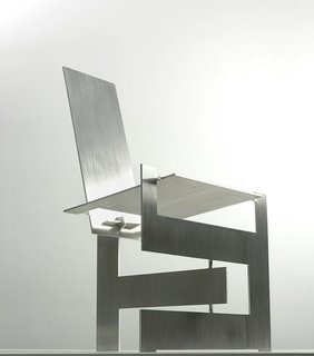 "Flatveld" by Ronen Kadushin. "Distortion guitar sounds good to some, awful to others. I had this notion of chairs that are Rock n' Roll, I was looping Neil Young's "Le Noise" when I designed the collection," he says."