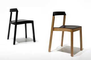 The Silenci Chair by o4i - Photo 5 of 5 - Silenci comes in black, or natural ash or birch.