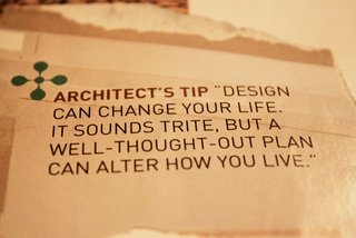 Building the Maxon House: Week 4 - Photo 5 of 6 - Our notebooks were littered with tearsheets and pull-quotes about design and architecture. This one resonated deeply. It wasn't just a search for a bigger home it was a quest for smarter, better design spaces.