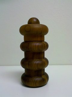 Reissued: Jens Quistgaard Mills - Photo 1 of 6 - The pagoda-like Henrik is a skinny two-and-a-half inches in diameter but stands six inches tall.