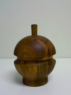 Reissued: Jens Quistgaard Mills - Photo 2 of 6 - Lisbet measures in at four-and-a-half inches in height and three inches in diameter.