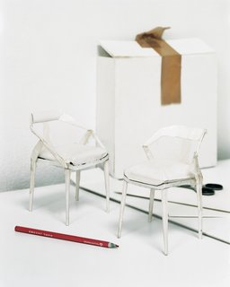 Förster named this chair the Antelope because "it looks almost like it’s going to jump or run." Designed for Swedese in 2010, it’s made of ash wood with a fabric or leather seat. At one point while working on the model, she wanted to change the angle of the back. "I just taped it down—very simple."<br><br>Don't miss a word of Dwell! Download our FREE app from iTunes, friend us on Facebook, or follow us on Twitter!
